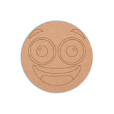 MDF Happy Fridge Magnet 01 - Arteanu By Anushka