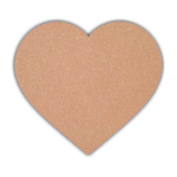 MDF Heart Fridge Magnet - Arteanu By Anushka
