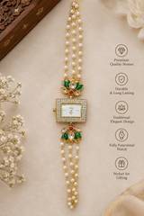 Pearl Lotus Designer Pendant Watch