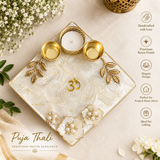 Resin pooja thali Square