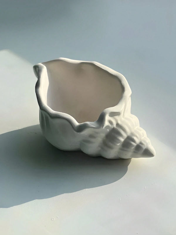 Concrete Sea Shell Candle Jar For Candle Making