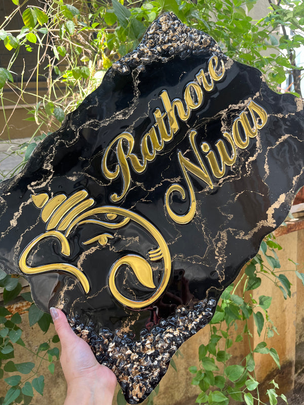 Resin Nameplate - Arteanu By Anushka