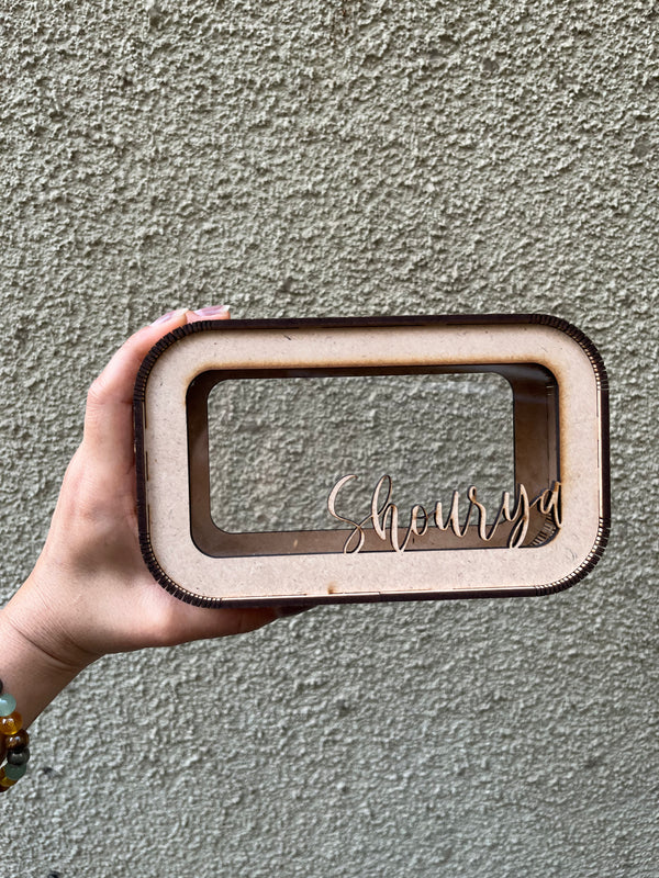 Wooden Personalised Piggy Bank for Kids - Arteanu By Anushka