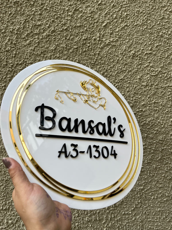Acrylic Nameplate - Arteanu By Anushka