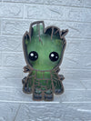 Groot-Themed Wooden Piggy Bank - Arteanu By Anushka