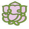 MDF Ganesha Fridge Magnet 01 - Arteanu By Anushka