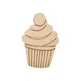 MDF Cup Cake Fridge Magnet - Arteanu By Anushka
