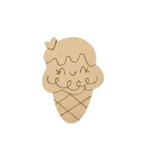 MDF Cute Ice-Cream Fridge Magnet - Arteanu By Anushka