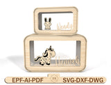 Personalised Animal Kids Piggy Bank Svg, Wooden Kids Money Box With Name, Baby Money Box Piggy Bank ,Unique Birthday Gift, Gifts For Kids - Arteanu By Anushka