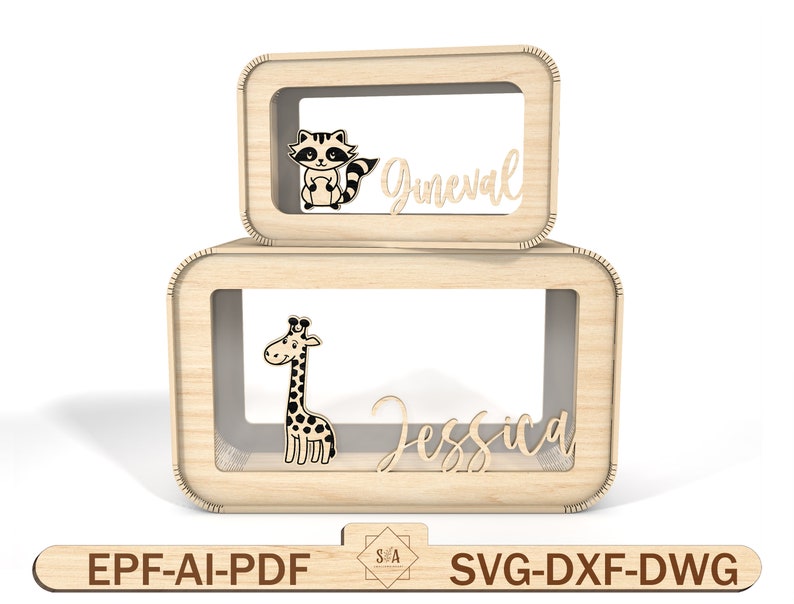 Personalised Animal Kids Piggy Bank Svg, Wooden Kids Money Box With Name, Baby Money Box Piggy Bank ,Unique Birthday Gift, Gifts For Kids - Arteanu By Anushka