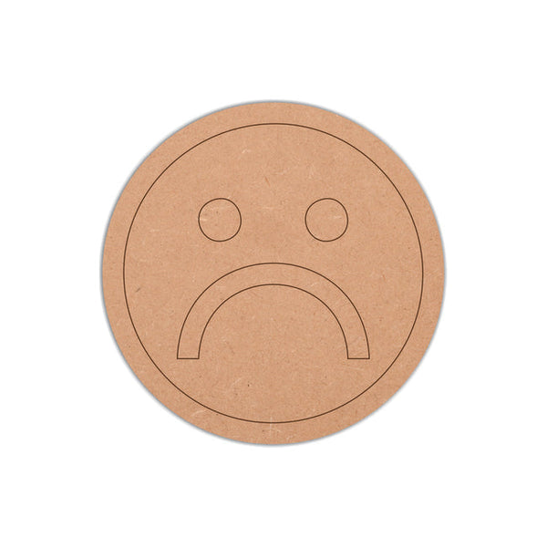 MDF Sad Fridge Magnet 01 - Arteanu By Anushka