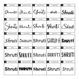 Vinyl Custom Name Stickers - Arteanu By Anushka