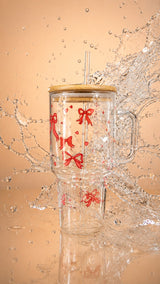 The Bow Glass Tumbler - Red Ribbon Edition 1200ml