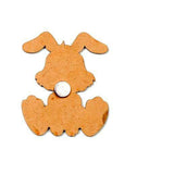 Rabbit Shape MDF Fridge Magnets Base - Arteanu By Anushka