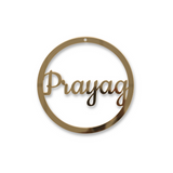 Customized Hanging Name Circle ( Acrylic ) - Arteanu By Anushka