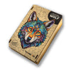 Wolf Jigsaw Puzzle for Adults and Kids | Laser Cut Premium Wood | Animal Shaped 3D Puzzle Pieces | Unique Gift By Think3D