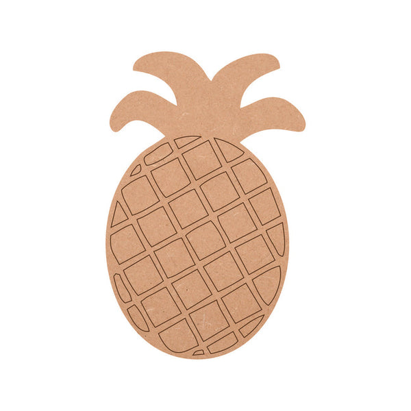 MDF Pineapple Fridge Magnet 01 - Arteanu By Anushka