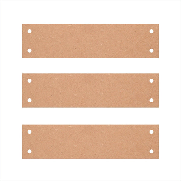 Plain Mdf Planks 6mm (Pack of 3)