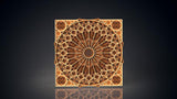 10 Layers, 700 x 700 mm, Multilayer Layer Design, Laser cut, SVG, AI, DXF, PNG, JPG, PDF - Arteanu By Anushka