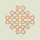Kolam Muggu Pattern Cutout MDF Design 1 - Arteanu By Anushka