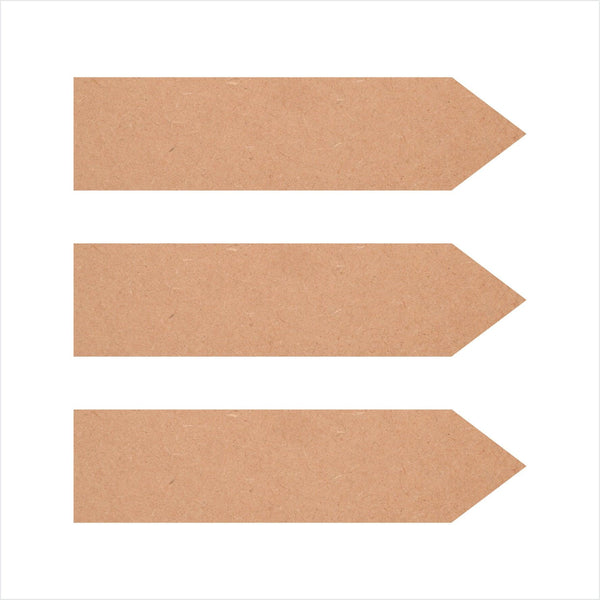Plain Mdf Planks 6mm (Pack of 3)