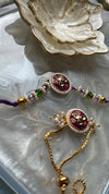 Royal Kundan Rakhi & Lumba Set - Arteanu By Anushka