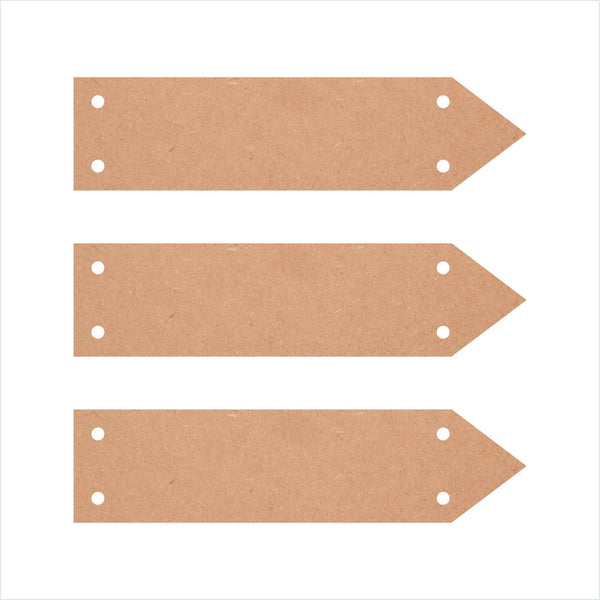 Plain Mdf Planks 6mm (Pack of 3)