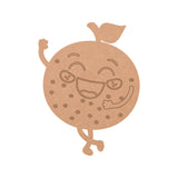 MDF Orange Fridge Magnet - Arteanu By Anushka