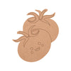 MDF Tomato Fridge Magnet 01 - Arteanu By Anushka
