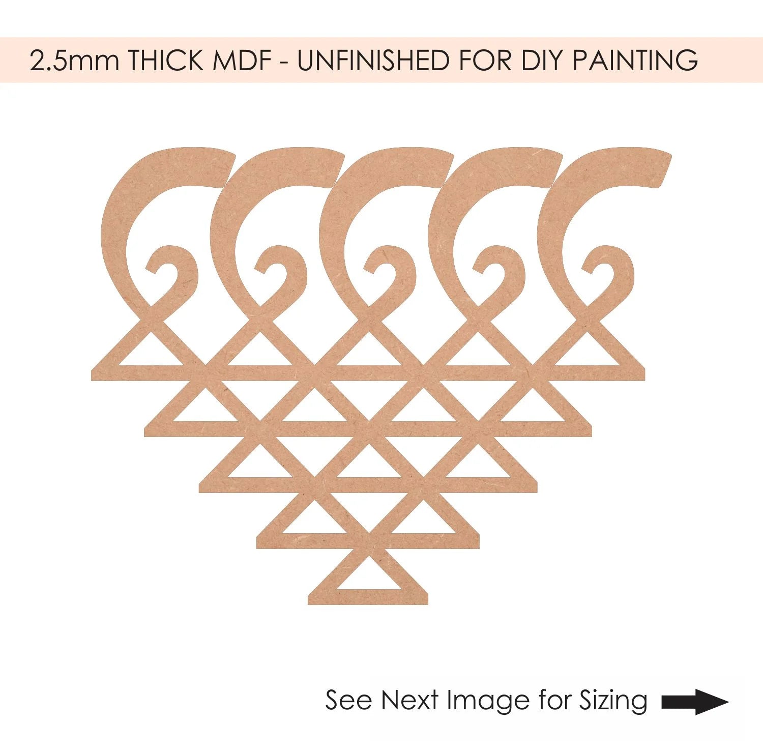 Saraswati Yantra Cutout MDF Design 1 - Arteanu By Anushka