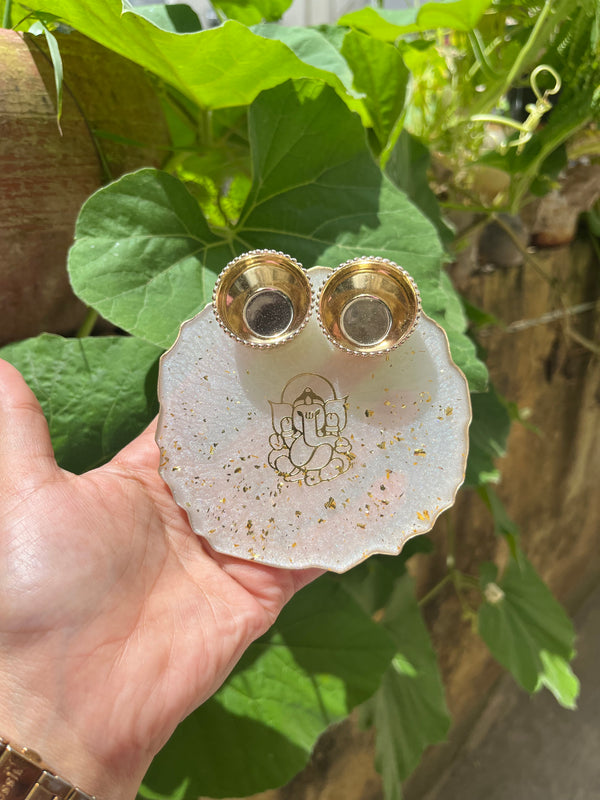 Resin Pooja Thali - Arteanu By Anushka