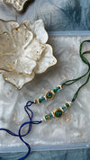 Peacock Charm Rakhi Duo Set - Arteanu By Anushka