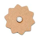 Flower Shape MDF Fridge Magnets Base - Arteanu By Anushka