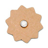 Flower Shape MDF Fridge Magnets Base - Arteanu