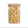 Square Wooden Lid Jar