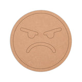 MDF Angry Fridge Magnet - Arteanu By Anushka
