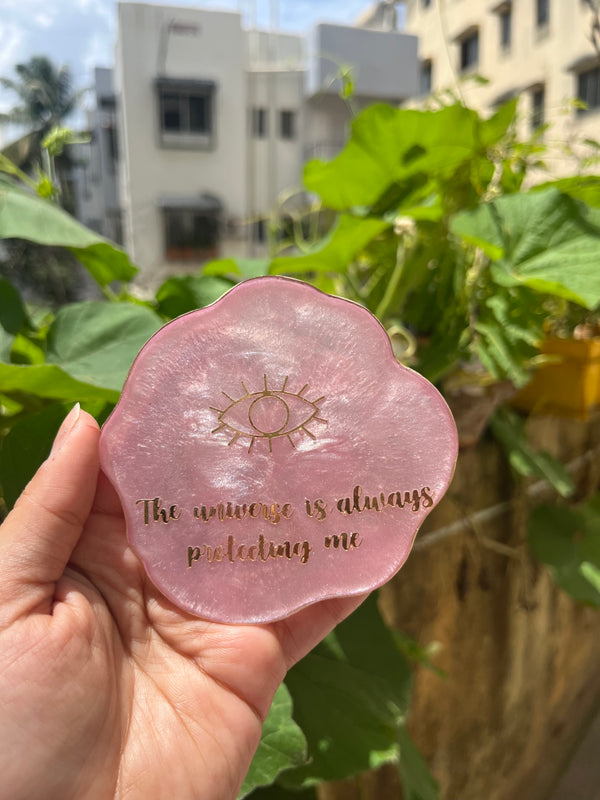 Resin Coaster with Quotes - Arteanu By Anushka