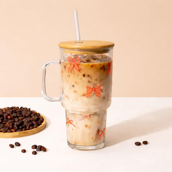 The Bow Glass Tumbler - Red Ribbon Edition 1200ML