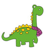 Dinosaur Shape MDF Fridge Magnets Base - Arteanu