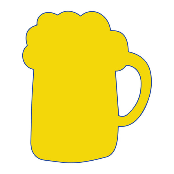 MDF Beer Mug Fridge Magnet - Arteanu By Anushka