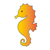 Seahorse Shape MDF Fridge Magnets Base - Arteanu By Anushka