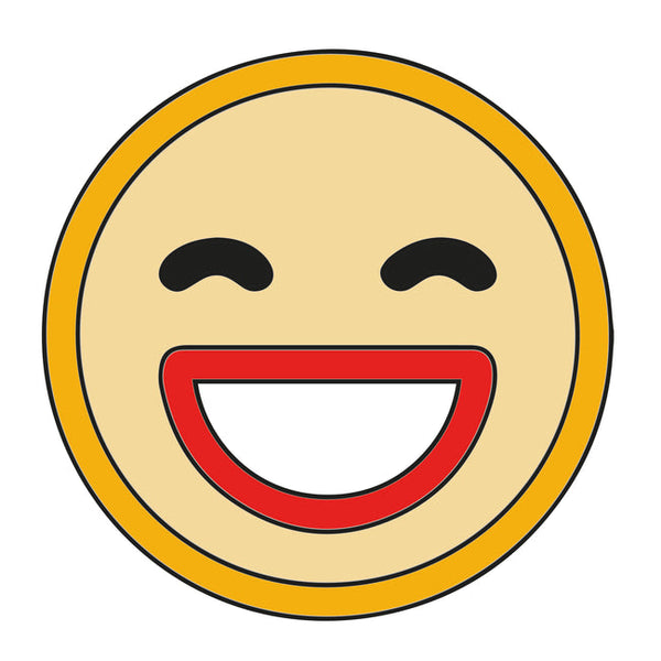 MDF Laugh Fridge Magnet - Arteanu By Anushka