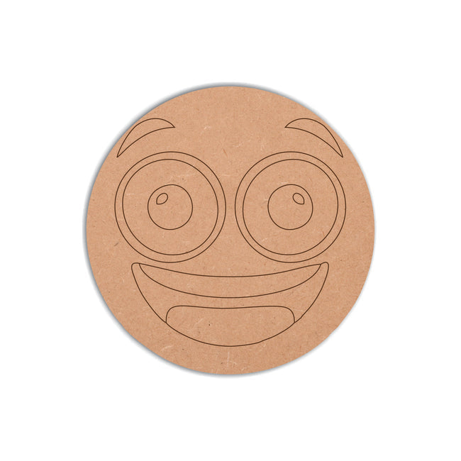 MDF Happy Fridge Magnet 01