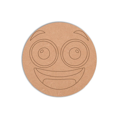 MDF Happy Fridge Magnet 01