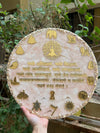 Resin navkar mantra circle - Arteanu By Anushka