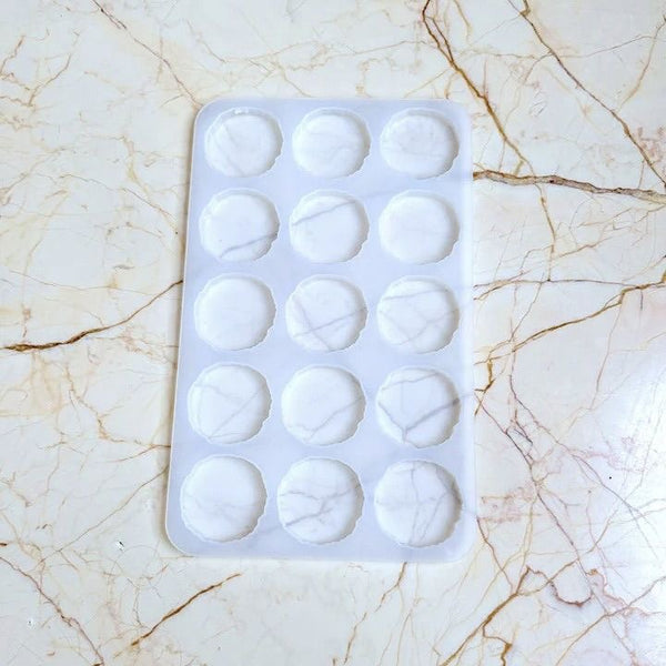 15 Cavity Agate Shape Resin Mould