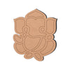 MDF Ganesha Fridge Magnet 01 - Arteanu By Anushka