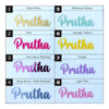 Vinyl Custom Name Stickers