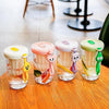 Kawaii Infusion Tumbler – Aesthetic pastel Glass Bottle