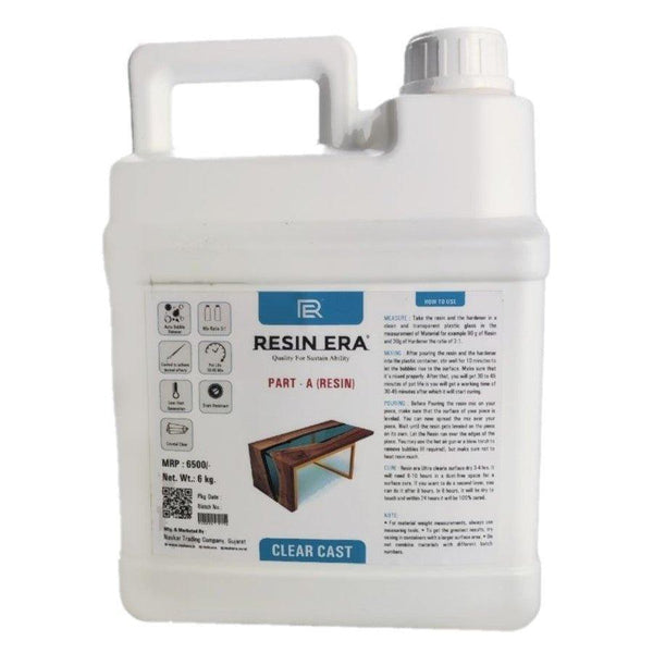 RESIN ERA CLEAR CAST EPOXY RESIN & HARDNER 3:1 _ 8 KG - Arteanu By Anushka